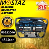 SYK Mostaz Moto MSG2200W Gasoline Power Generator Petrol 4 Stroke Portable Inverter Generator Campin