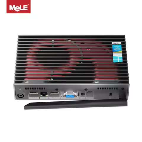 MeLE Triple 4K Display Mini PC Intel Celeron J4125 Quad Core 8GB DDR4 128GB eMMC 2xHDMI 1xVGA 4xUSB 