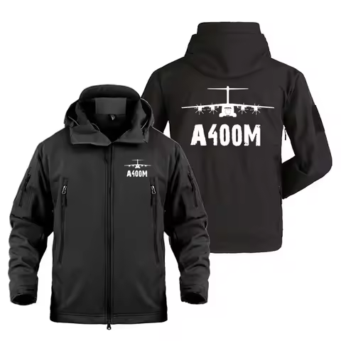 Flight Outdoor Military Tactical Shark Skin Man Coats A400M Fleece Warm SoftShell Pilots Aviation Ai