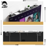 [ TV Top Shelf TV Mount Screen Top Shelf Mount for Cable Box Router Camera