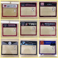 Sticker roadtax cermin kereta daihatsu honda toyota mitsubishi mercedes bmw spoon