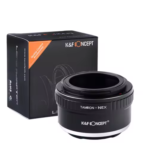 K&F Concept TAM to E Lens Adapter Tamron to Sony E for Sony E a5000 a6000 a6400 A7C A7C2 A1 A9 A7S A