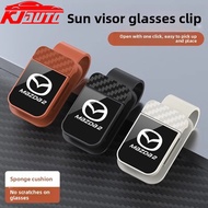 Mazda 2 Car Glasses Storage Clip Sun Visor Sunglasses Holder & Receipt Organizer For Mazda 2 DJ DL D
