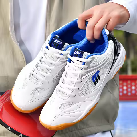 Classic Brand Professional Table Tennis Shoe Top Quality Wearable Badminton Training Athletic Shoe C