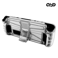 QinD Steam Deck TPU 雙料支架防摔套(黑/透明)