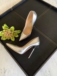 Jimmy Choo 12cm銀色高跟鞋