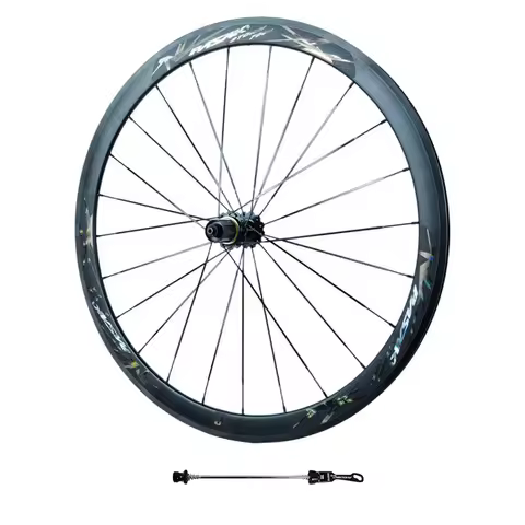 Pasak 700C Road Bike Wheels 20-24h Flat Spokes V Brake Rim Brake 40mm Depth QR Hub DT 54T Ratchet 11
