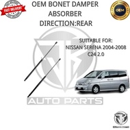 OEM REAR BONET DAMPER ABSORBER (2PCS) NISSAN SERENA 2004-2008 C24 2.0