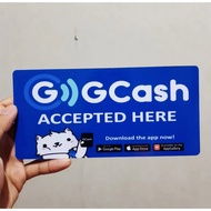 GCASH PVC SIGNAGE and other payment method