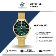 Beverly Hills Polo Club BHPC Jam Tangan Wanita Ladies Stainless Steel Quartz Watch BP5042Y
