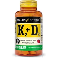 MASON K2 + D3 100Day dengan Kalsium untuk Tablet B Normal dan Muscle Port