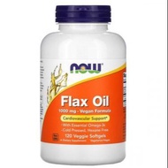 NOW Foods, Flax Oil, 1,000 mg, 120 Veggie Softgels