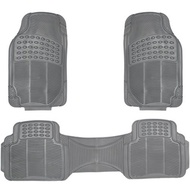 OxGord 3pc Ridged Floor Mats for Hyundai Elantra， Gray