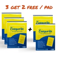 2 GET 1 FREE Pad: Easywrite Yellow Ruled w/ Perforation Premium Quality Paper Office School Victory.