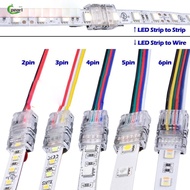 PEARL LED Strips Connector LED Strip to Wire 2pin 3pin 4pin 5pin 6pin Light Wire Connection