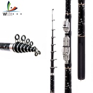 Weihe Carbon Fiber Telescopic Fishing Rod Rock Carp Fishing Rod Surf Spinning Pole 1.8m 2.1m 2.4m 2.7m 3.0m 3.6m