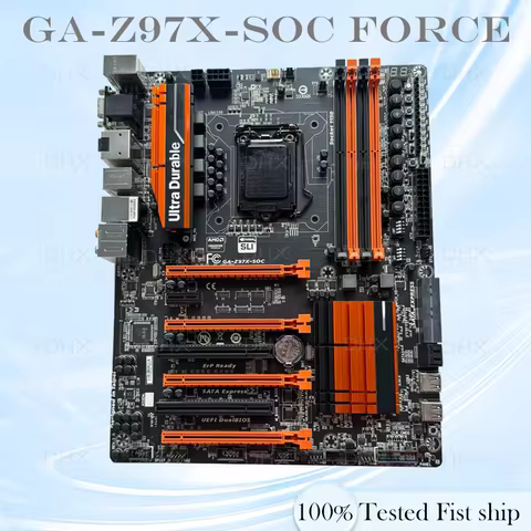 For Gigabyte GA-Z97X-SOC Force main board LGA 1151 DDR3 Intel Z97 Mainboard Tested 100% Tested Fully