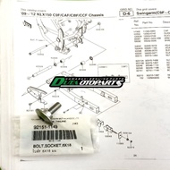 Swingarm Swing Arm Chain Retainer Rubber Bolt Klx 140 Klx140 Original kawasaki 92151-1149