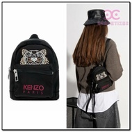Tas Wanita Ransel Kenzo Mini Backpack Bag Tiger Black Hitam Original