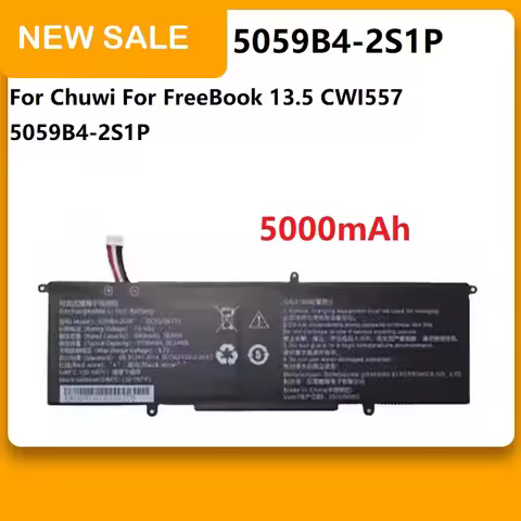 ZRTZ 5000mAh 5059B4-2S1P Battery for Chuwi For FreeBook 13.5 CWI557 5059B4-2S1P
