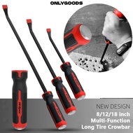 ONLYGOODS Long Tire Crowbar, 8/12/18 inch 30° Tire Replacement Tool, CV-R Removal Hand Tools Car Pry