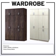 10 Door Wardrobe Clothes Cabinet Tall Wardrobe Swing Door Wardrobe