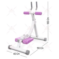 alat olahraga fitness gym abdominal latihan perut ab coaster 042-201 - ab coaster ungu