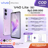 Vivo V40 Lite 5G Smartphone 8GB+256 80WFlashCharge AI Aura Portrait AI Erase