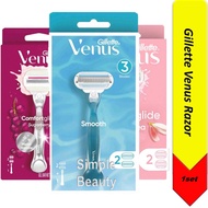Gillette Venus Comfortglide Sugarberry / White Tea / Deluxe Smooth Razor + Cartridges