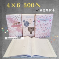 Anxin Store Can Write 4x6 Horizontal 300 Pcs Insert Writing Photo Album Message Memo Storage 4 * 6/4