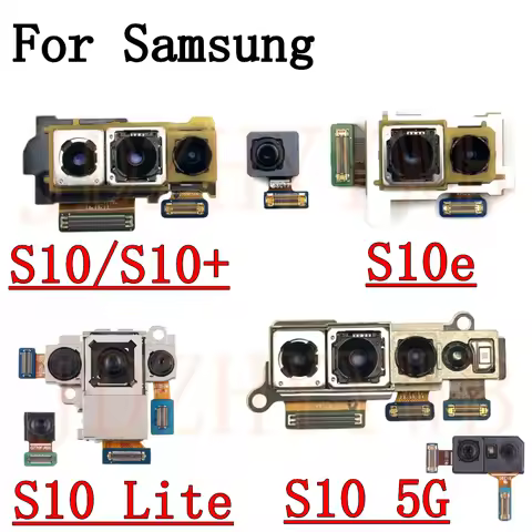 Front Rear Camera For Samsung Galaxy S10 5G S10+ S10e G970 G973 G975 G977 Selfie Wide Back Main Came