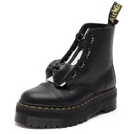 Dr Martens Lychee รองเท้าแพลตฟอร์มรองเท้าหนังแท้สตรีสำหรับผู้หญิงผู้ชายรองเท้าคู่