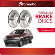 BREMBO Rear Discs (2pcs) - Kia Sorento JC 2006
