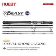 Noeby Beast Travel Shore Jigging Fishing Rod 2.9m 5 Sections Lure 80g Boarding Capability Spinning R