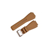 【Import King Original】Compatible with Watch Parts Bell &amp; Ross BR01% Gangnam% Rubber Belt for BR03 Outside 24mm Brown SS