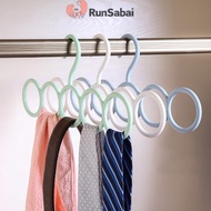 RunSabai 1pc Plastic Solid Pants Hanger,Multifunctional Hanger Pants Hanger Scarf Storage Hange Nice