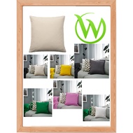 KATUN GURLI solid color cotton chair cushion cover, 50x50 cm