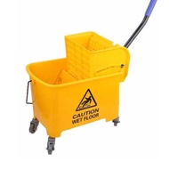 Heavy Duty Mop Bucket with Wringer Press