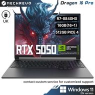 [2 YEARS LOCAL WARRANTY] MECHREVO Gaming Laptop Dragon 16pro AMD R7-8840HX 16/24GB RAM 512GB SSD  NV