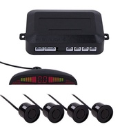 Car Parking Sensor System 4 Sensors Reverse Backup Radar System Vehicle