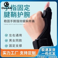 HW080 Tendon Sheath Breathable Velcro Elastic Adjustable Wrist Support Thumb Cover Aluminum Strip Su