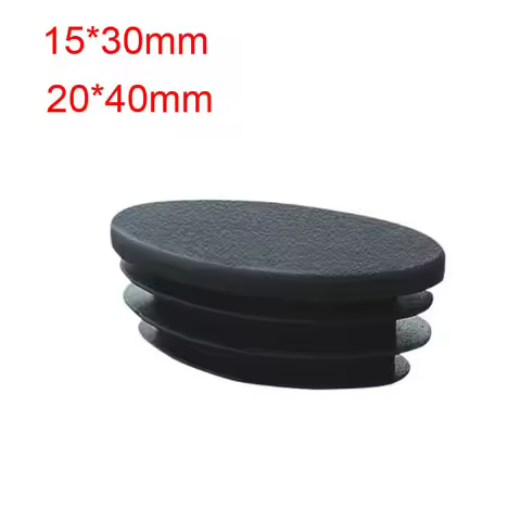 20pcs Chair Leg Cap Oval Shape Feet Protectors Parquet Pads Furniture Table Cover Sock Hole Plug Dus