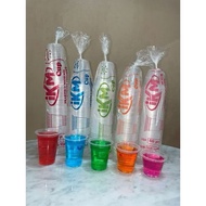 Plastic Cups IKM Pop Ice Cups Size 8oz 10oz 12oz 14oz 16oz Contents 50pcs