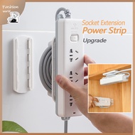 [HOT SALE]💓 Self Adhesive Wall Mounted Socket Extension  Power Strip Fixator,  Cable Holder Cable Management