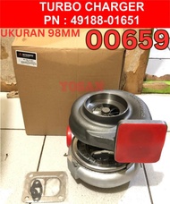 TURBO CHARGER TURBOCHARGER MITSUBISHI 6D22 PN 49188 - 01651 ( UKURAN 98MM )