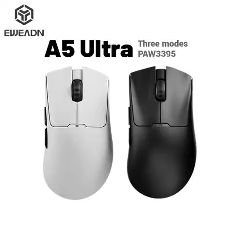 EWEADN A5 Ultra Mouse 26000DPI Three Mode PAW3395 Lightweight Wireless Game E-sports Office Mouse Fo