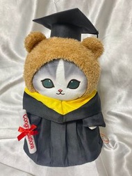 Mofusand cat畢業公仔 可以客製 繡字