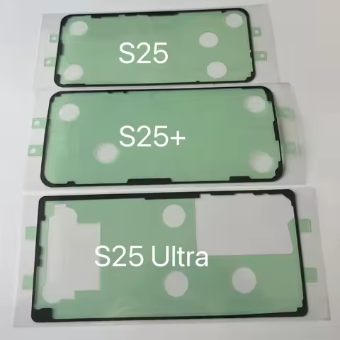 2PCS Back Glass Cover Housing Case Sticker For SamSung Galaxy S25 Ultra S25 Plus S25+ Rear Battery D
