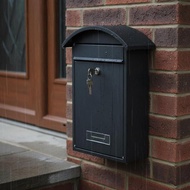 [tenlzsp0bc] SiaBiced Metal Mailbox Heavy-Duty Outdoor Mail Box Wall Mailbox for Garden