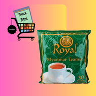ชาพม่า (แพ็ค 30 ซอง) Royal Myanmar Teamix (30) packs . Myanmar Foods